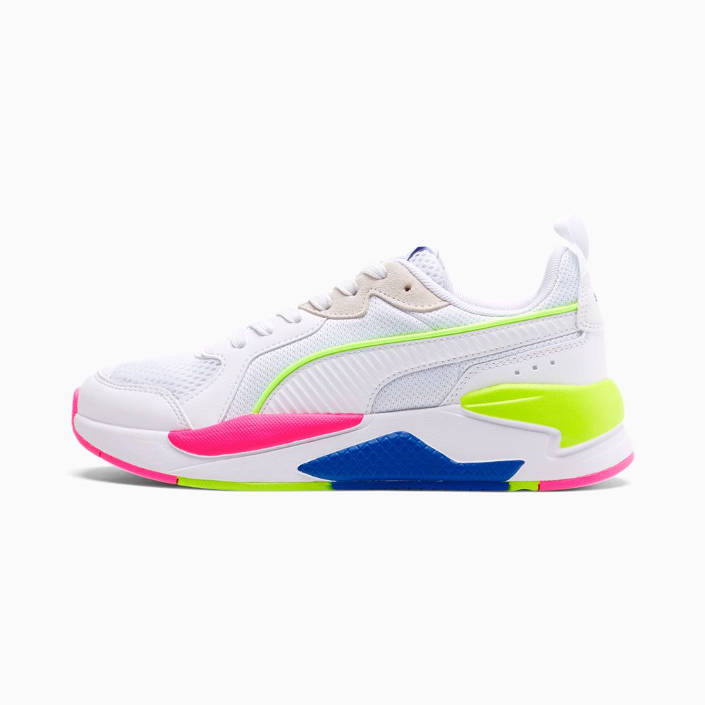 Puma X-RAY Női Sportcipő - Fehér/Kék/Sárga/Rózsaszín ( Hungary - ICRZG4987 )